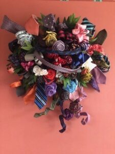 flower bouquet made from material
